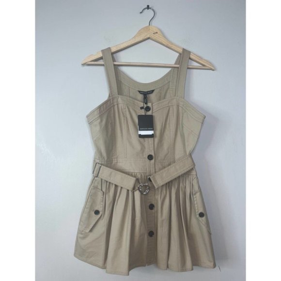 Marissa Webb Brielle Canvas and Tulle Seamed Trench Vest Women's Size: Small NWT - Picture 2 of 9